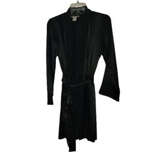 Morgan Taylor Elegant Black Women's Robe